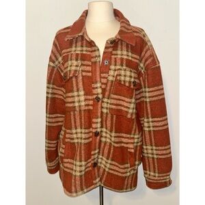 Maurices Plaid Flannel Jacket for Women - Size XL